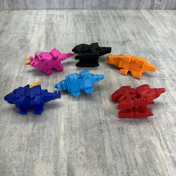 Power Rangers Bondai Dino Charge 5 Charger Case Figures Only Red Blue Black - Picture 8 of 8